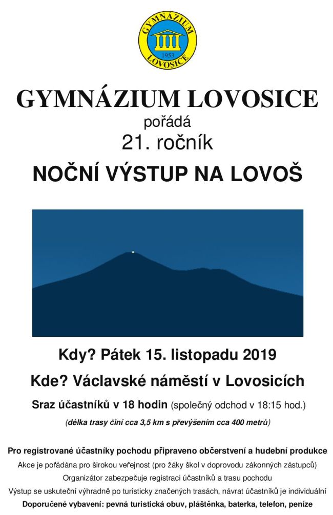 Vystup Lovos 2019 zvadlo