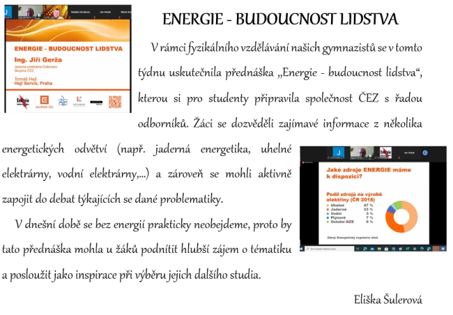 Energy budoucnost lidstva beseda